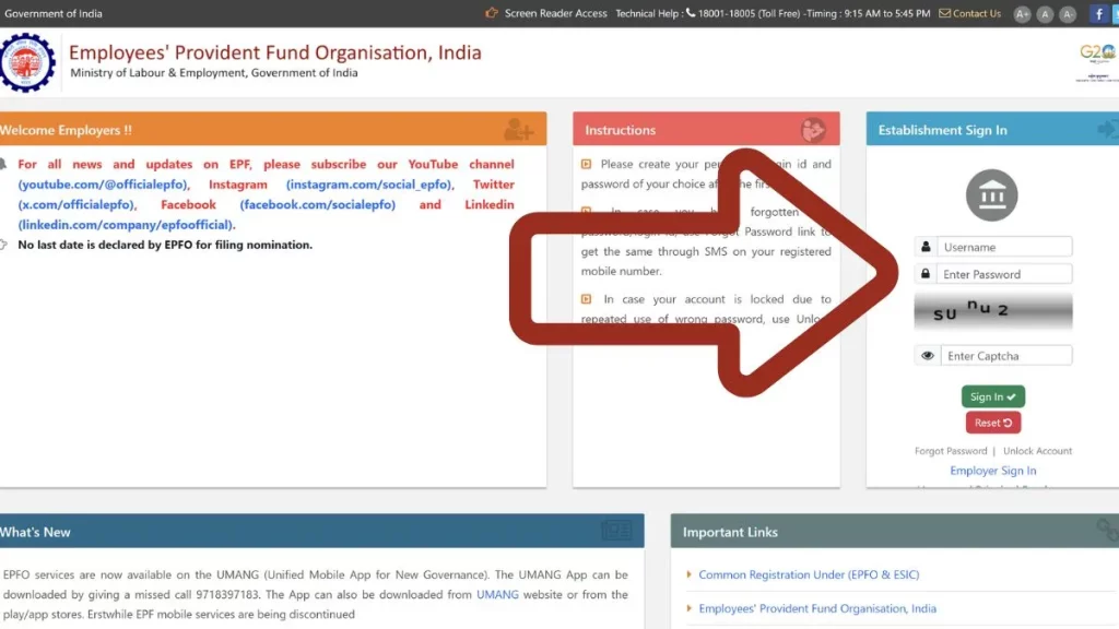 Employer Login  portal